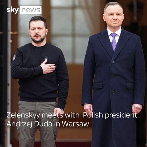 Zelenskyy visits Polish President Duda in Warsaw